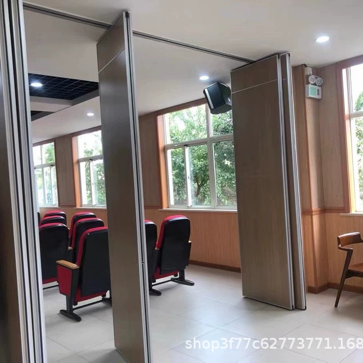 饭店酒店吊轨折叠隔音移动隔断墙