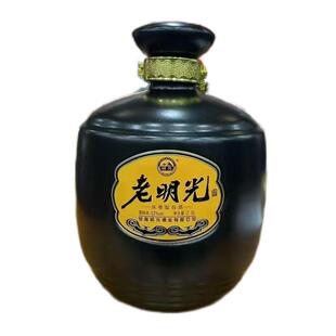 老明光黑坛蛇年生肖纪念白酒大坛52度2.5L大瓶高度酒限量送礼纯粮