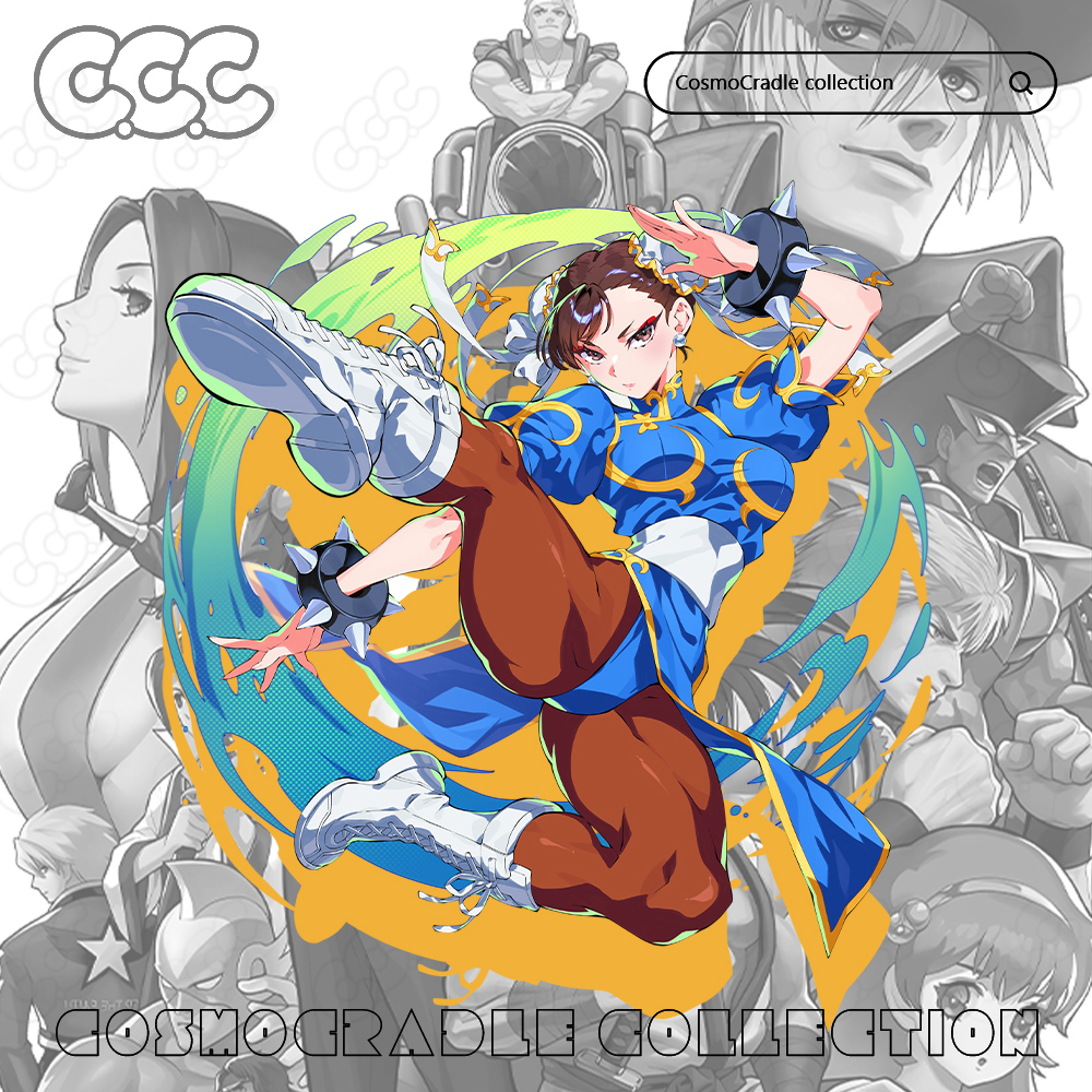 SNK游戏系列 街霸系列 春丽 UV转印防水贴纸