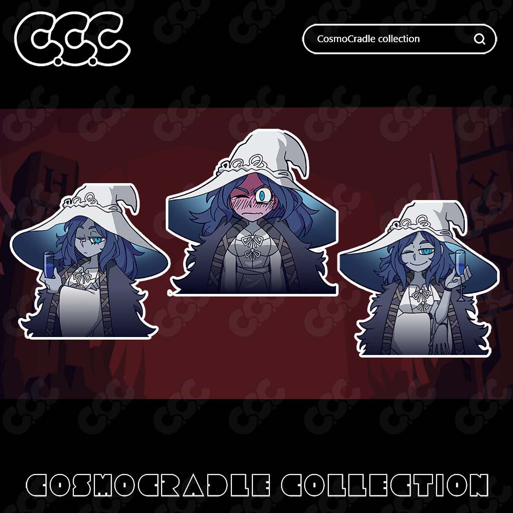 Helltaker风格系列 动漫卡通贴纸 UV转印防水贴纸