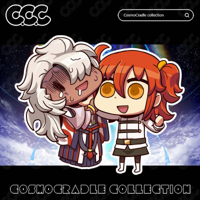 命运冠位指定 FGO Q版贴纸 咕哒子 UV转印防水贴纸
