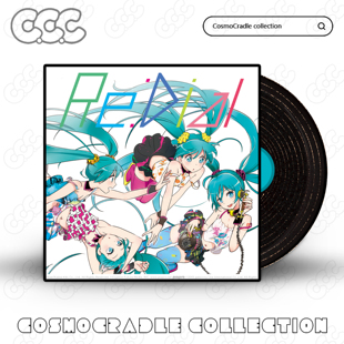 Vocaloid专辑封面系列 黑胶唱片 光盘CD UV转印防水贴纸