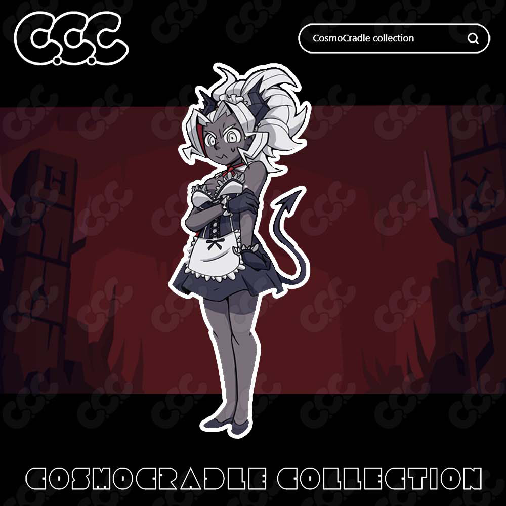 Helltaker风格系列 动漫卡通贴纸 UV转印防水贴纸