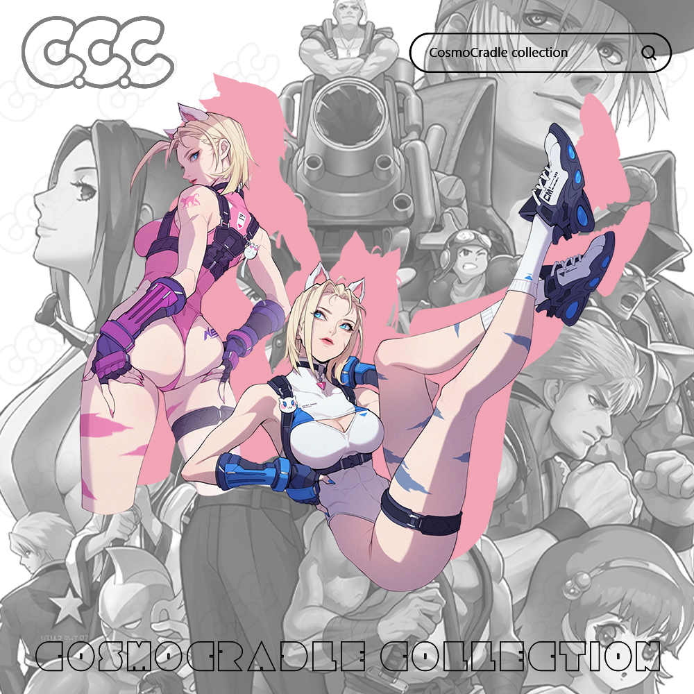 SNK游戏系列 街霸系列 嘉米·怀特 UV转印防水贴纸