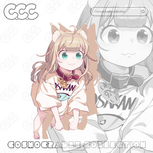 KINAKO 日系少女 二次元软萌  UV转印防水贴纸