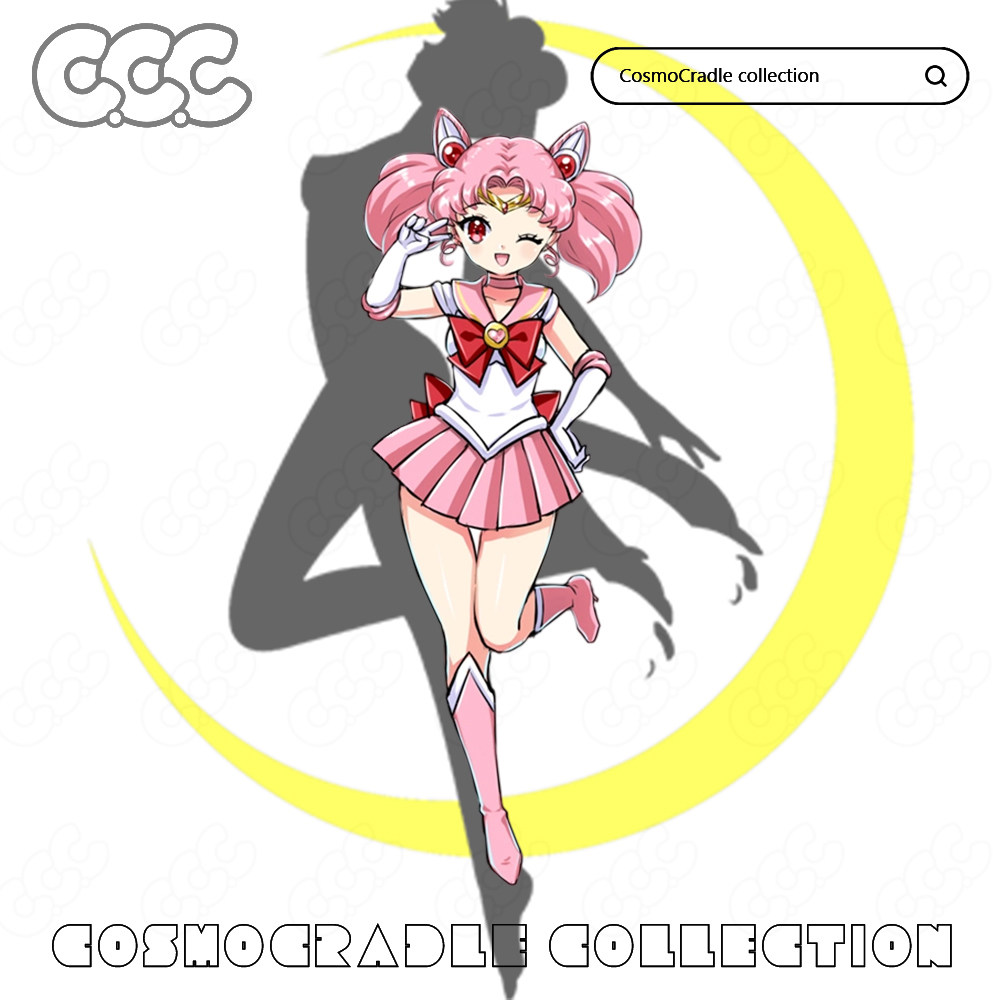 美少女战士 小小兔 UV转印防水贴纸