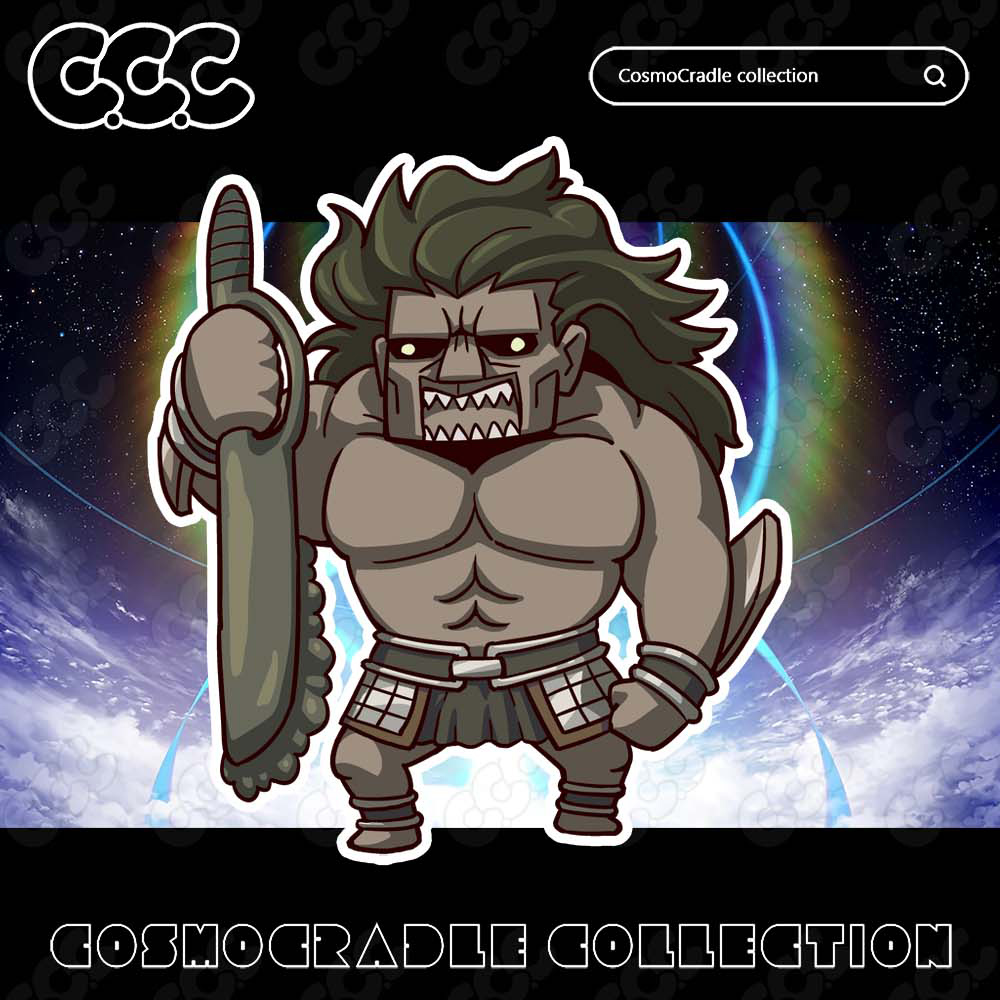 命运冠位指定 FGO Q版贴纸 赫拉克勒斯 UV转印防水贴纸