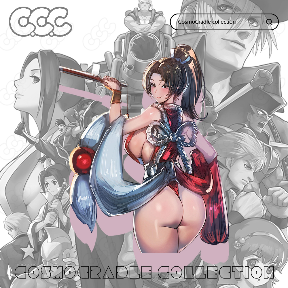 SNK游戏系列 拳皇系列 不知火舞 UV转印防水贴纸