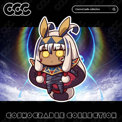 命运冠位指定 FGO Q版贴纸 尼托克丽丝Alter UV转印防水贴纸