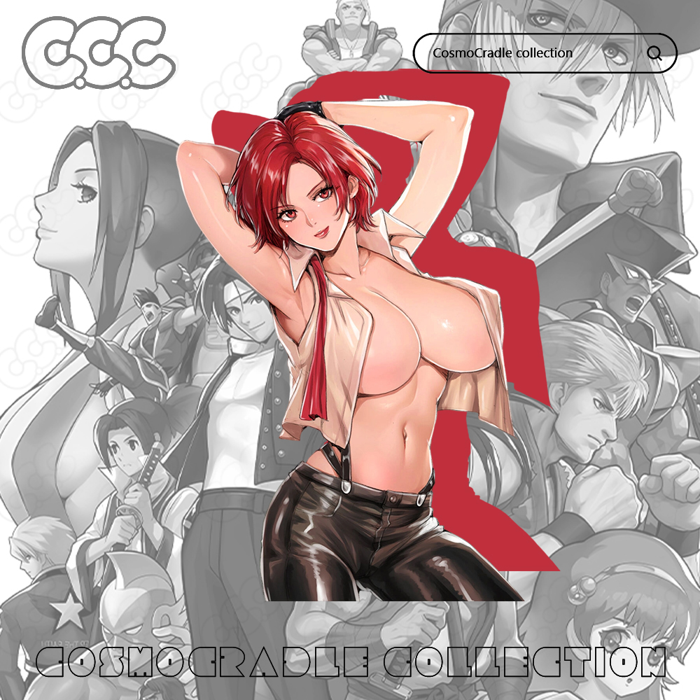 SNK游戏系列 拳皇系列 凡妮莎 UV转印防水贴纸