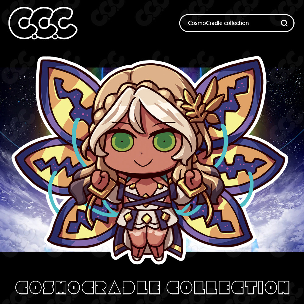 命运冠位指定 FGO Q版 安德洛墨达 UV转印防水贴纸