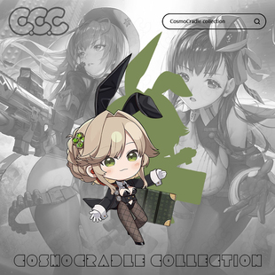 胜利女神：妮姬  爱德：特务兔女郎 UV转印防水贴纸