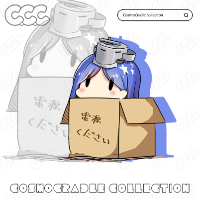 舰队collectio Q版纸箱  南达科他 UV转印防水贴纸