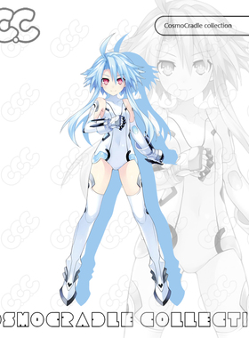 超次元游戏-海王星 海王星系列 白色之心-布兰 UVUV转印防水贴纸