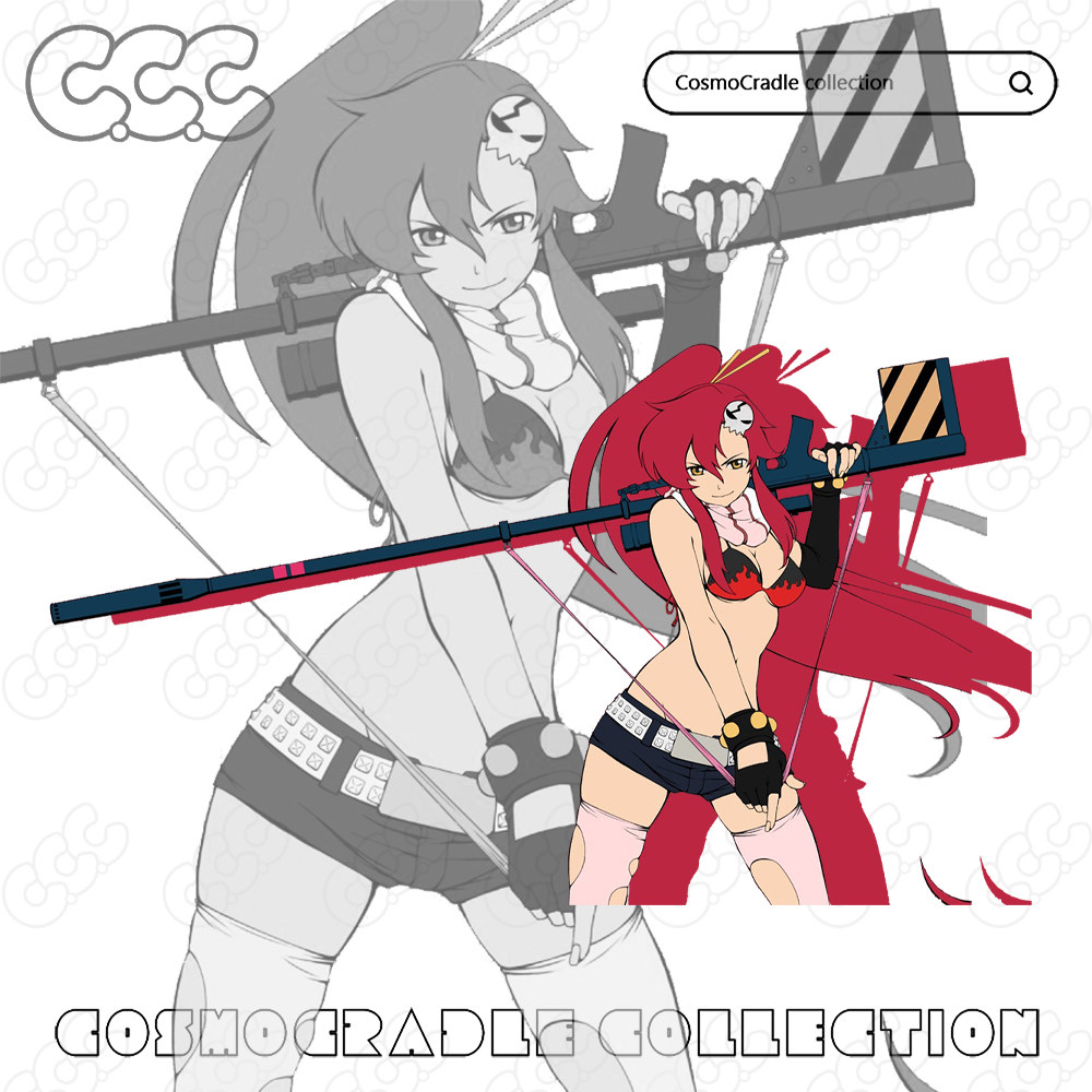 天元突破红莲螺岩 优子 UV转印防水贴纸