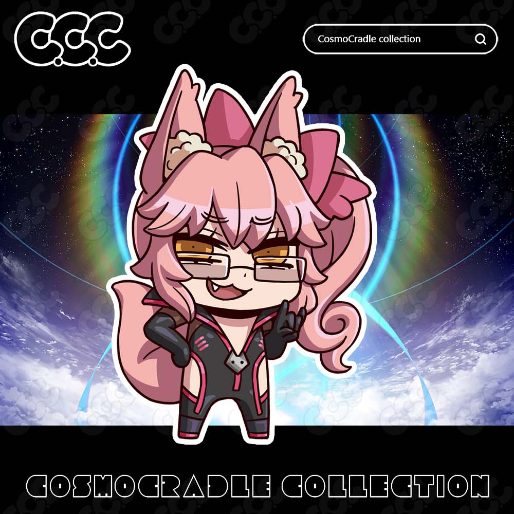 命运冠位指定 FGO Q版贴纸 光之高扬斯卡娅 UV转印防水贴纸