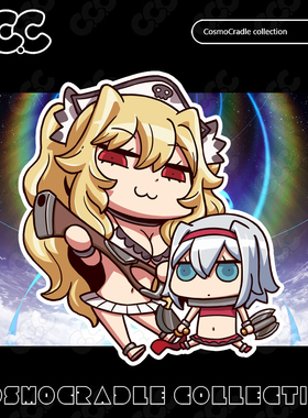 命运冠位指定 FGO Q版 安妮・伯妮＆玛莉・瑞德 UV转印防水贴纸