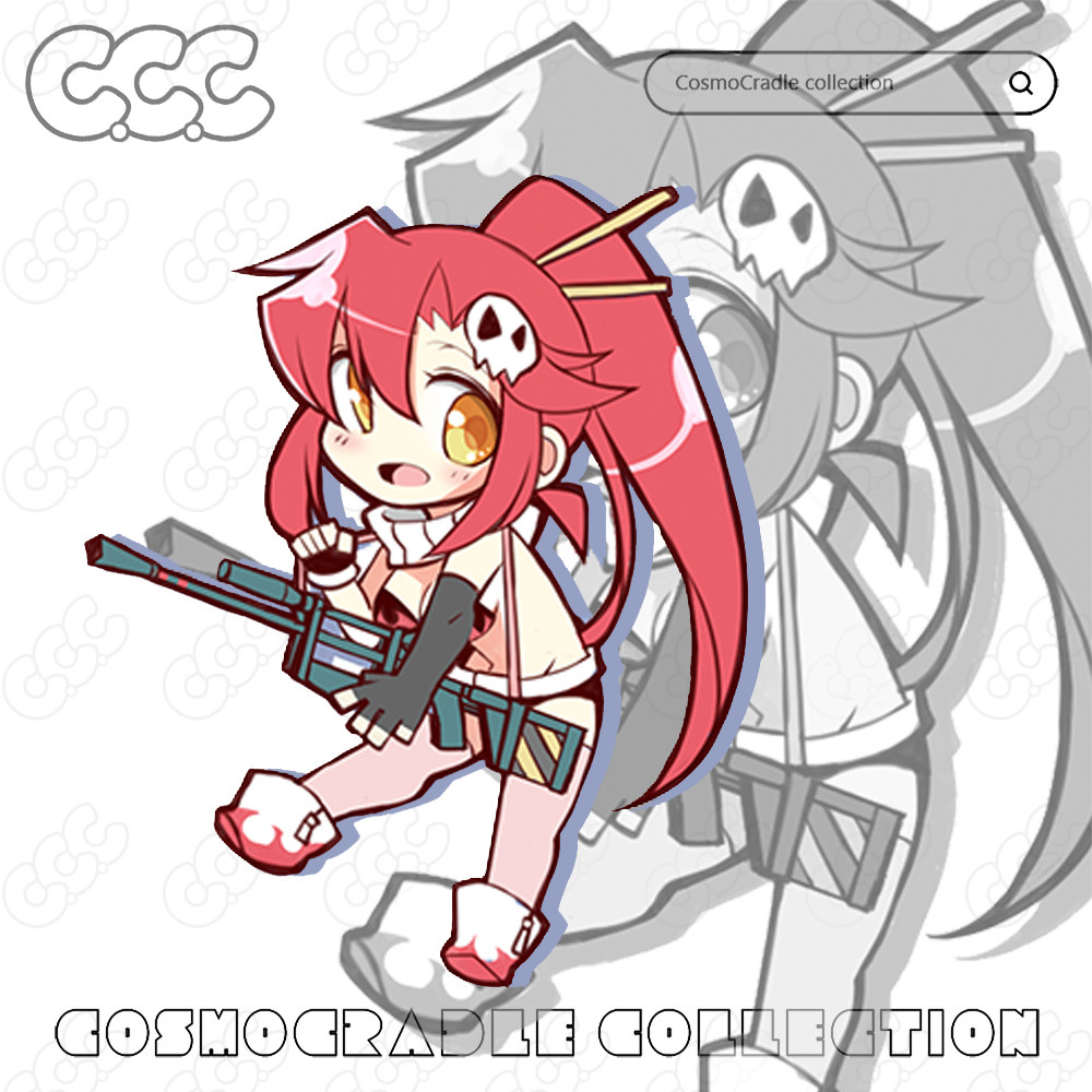 天元突破红莲螺岩 优子 UV转印防水贴纸