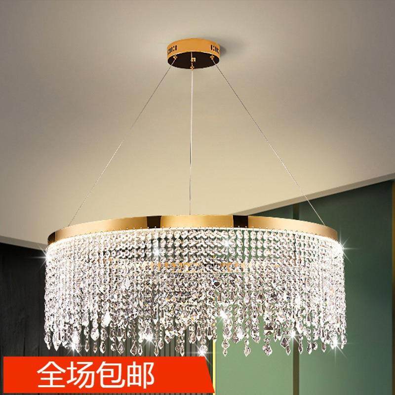 北欧璀璨水晶吊灯后现代酒店大堂展厅设计师样板间客厅艺术吊灯,家装灯饰光源,智能吊灯,淘宝优惠券,粉丝福利购,淘宝优惠卷