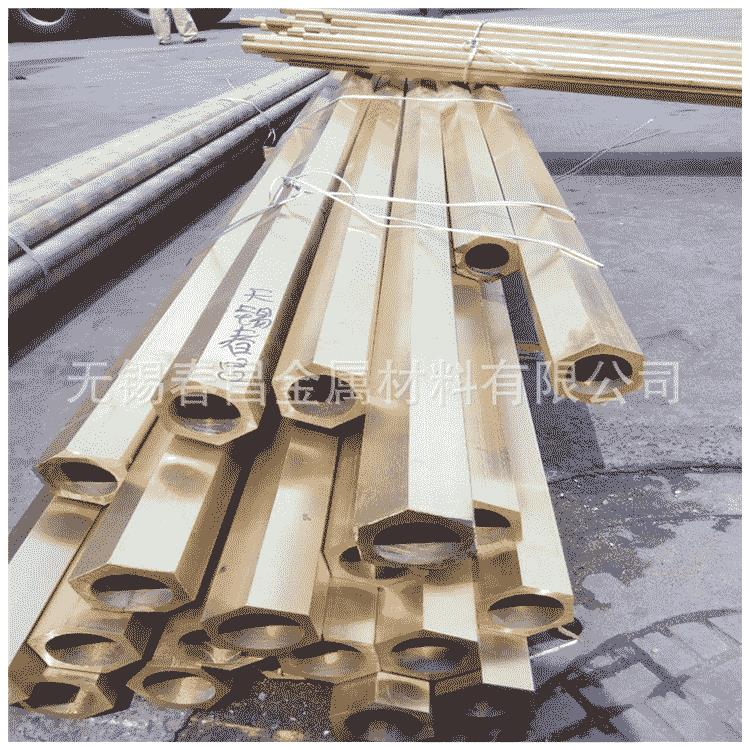 换热设备冷凝器H62黄铜管 H59六角黄铜管连接用铜管 C3600