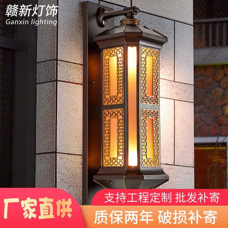 太阳能壁灯和接电户外防水庭院灯新中式别墅大门阳台两侧围墙热卖