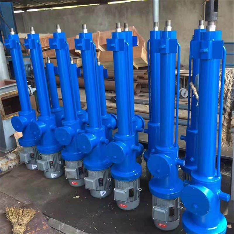 源工厂电动液zy4压推杆 平头行式 分体式液电推杆 电液推杆