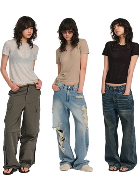 Two little guys*水溶羊毛微透短袖