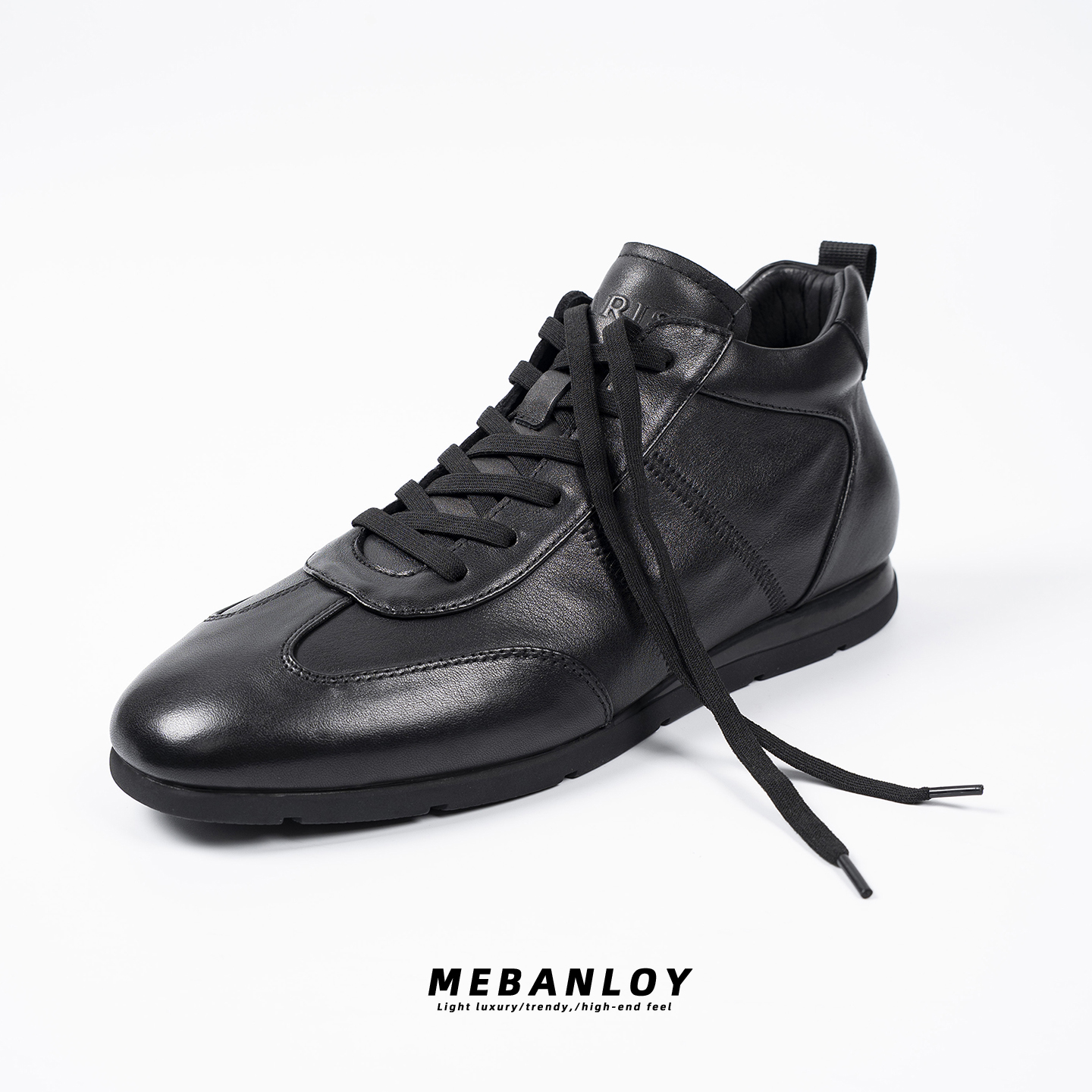 德训鞋男2025新款真皮休闲鞋