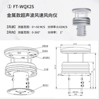 风途微型气象仪超声波风速风向传感器一体化多要素气象监测仪器