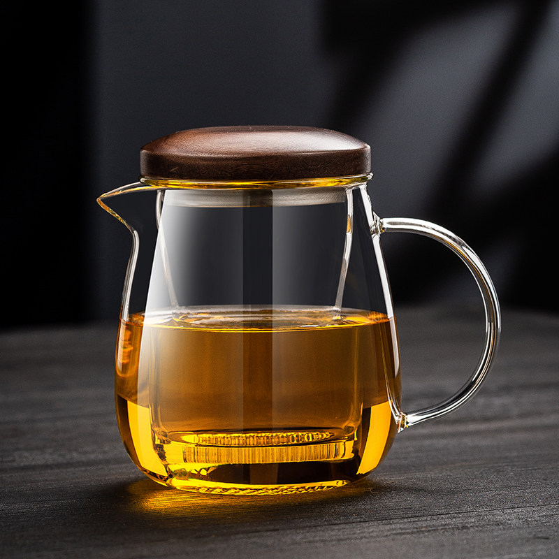 加厚全玻璃内胆泡茶壶套装茶水分离花茶壶家用冲茶器小烧水煮茶壶