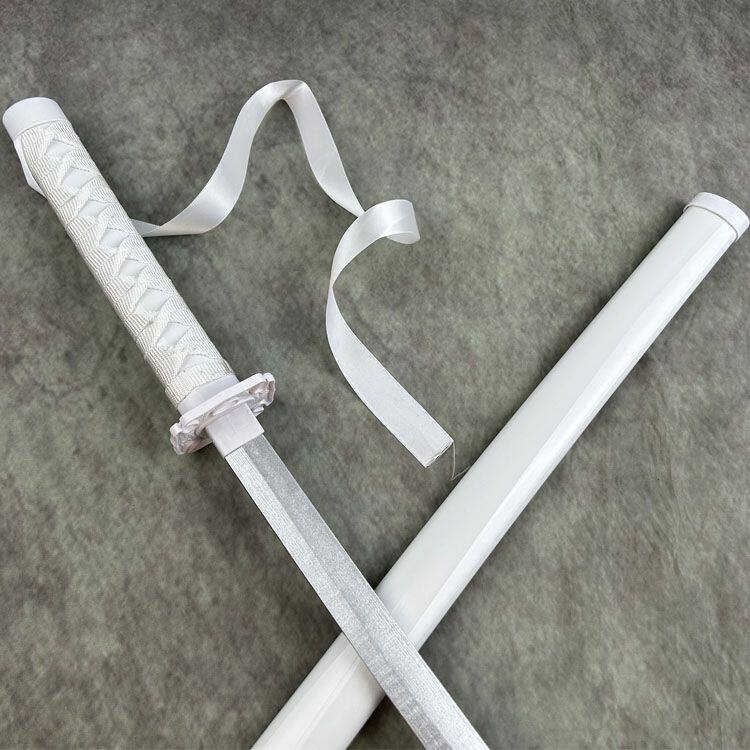 白雪剑 cosplay道具剑儿童玩具剑网红爆款练习刀花剑花不发光竹刀