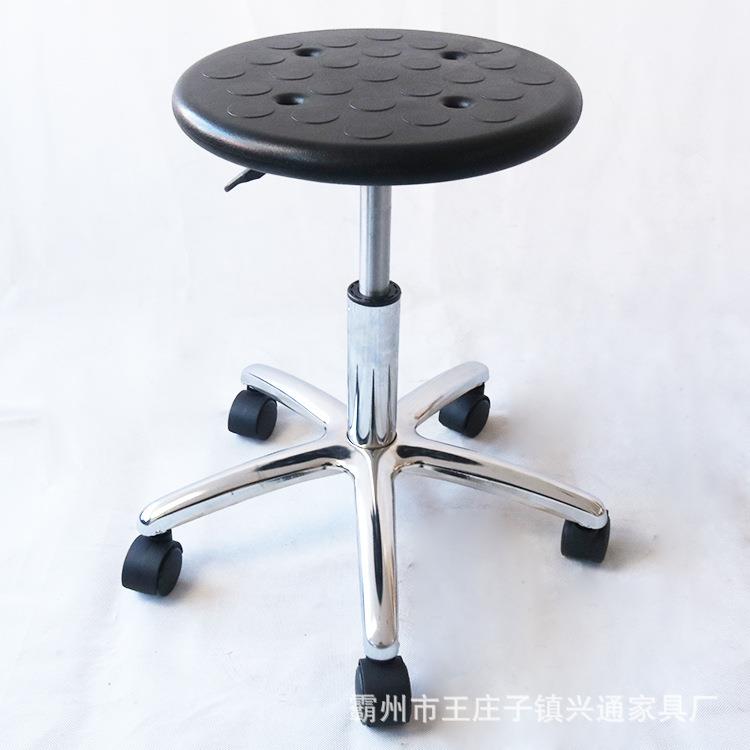 实验室凳子可调节高度螺旋升降实验室椅子工厂车间圆凳