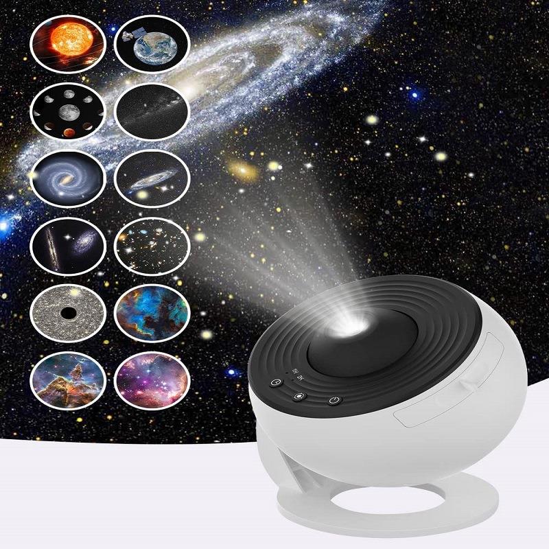 提供能源标签地球仪银河星空投影灯插卡玩具幻灯片儿童玩具氛围灯