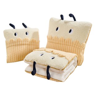 抱枕被子两用二合一加厚车载枕头空调被冬天午睡折叠靠枕毯子车用