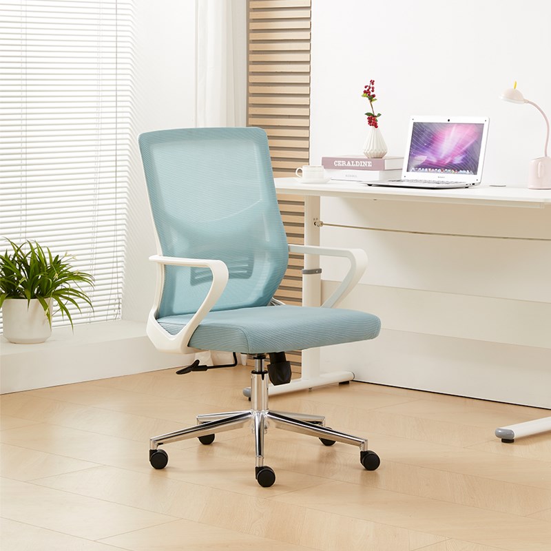 电脑椅舒适久坐职员椅转椅家用万向轮座椅电竞椅宿舍升降办公椅子