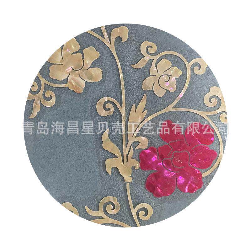 螺钿片手工雕花贝壳拼花吉他珠宝盒首饰盒镶嵌材料贝壳片拼花加工