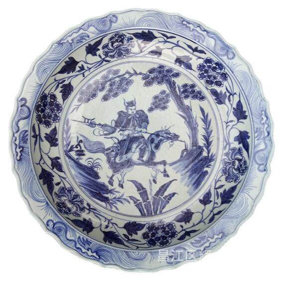 景德镇瓷器家居装饰青花瓷盘陶瓷挂盘现代欧式摆件工艺品