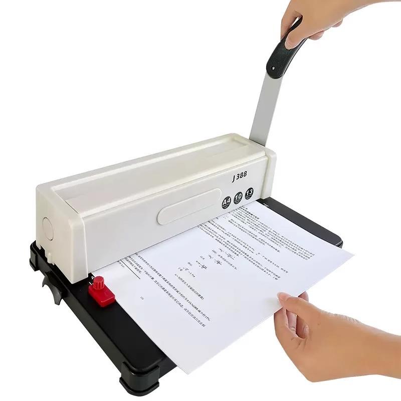 J88装订机十孔夹条手动打孔装订机aa4档案专用打孔机合同标书