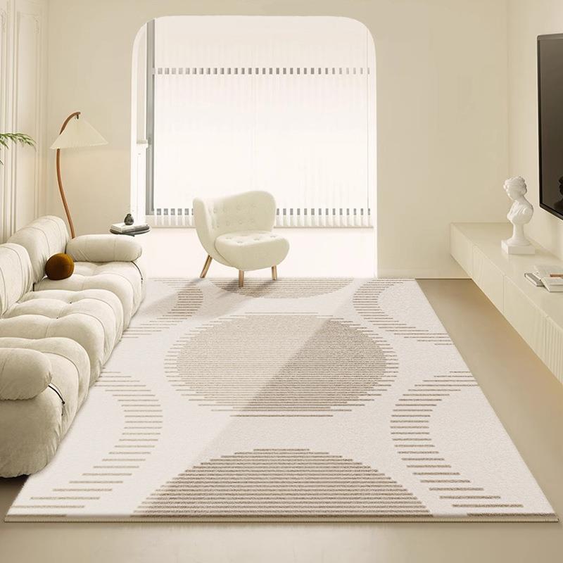 客厅地毯奶油风仿羊绒毛绒沙发茶几地垫2025新款高级感卧室床边毯