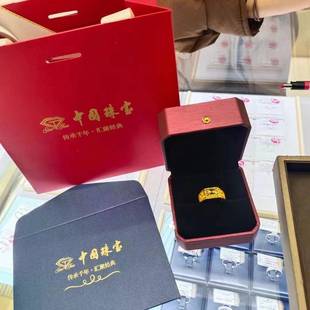 中国珠宝手提纸袋金店珠宝饰品袋礼品包装袋烫金烫银首饰礼盒包装
