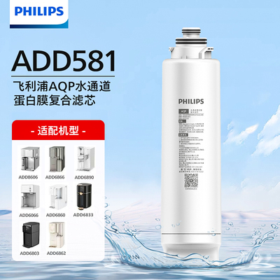 飞利浦净水器滤芯ADD580、581
