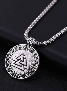 Fishhook Viking Odin	s Symbol of Norse Man Necklace Valk
