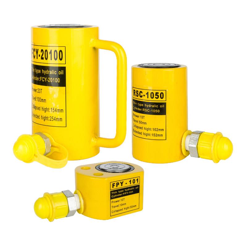 分离式短长型液压千斤顶电动手动10t20t30t50t100t两件式横向油缸