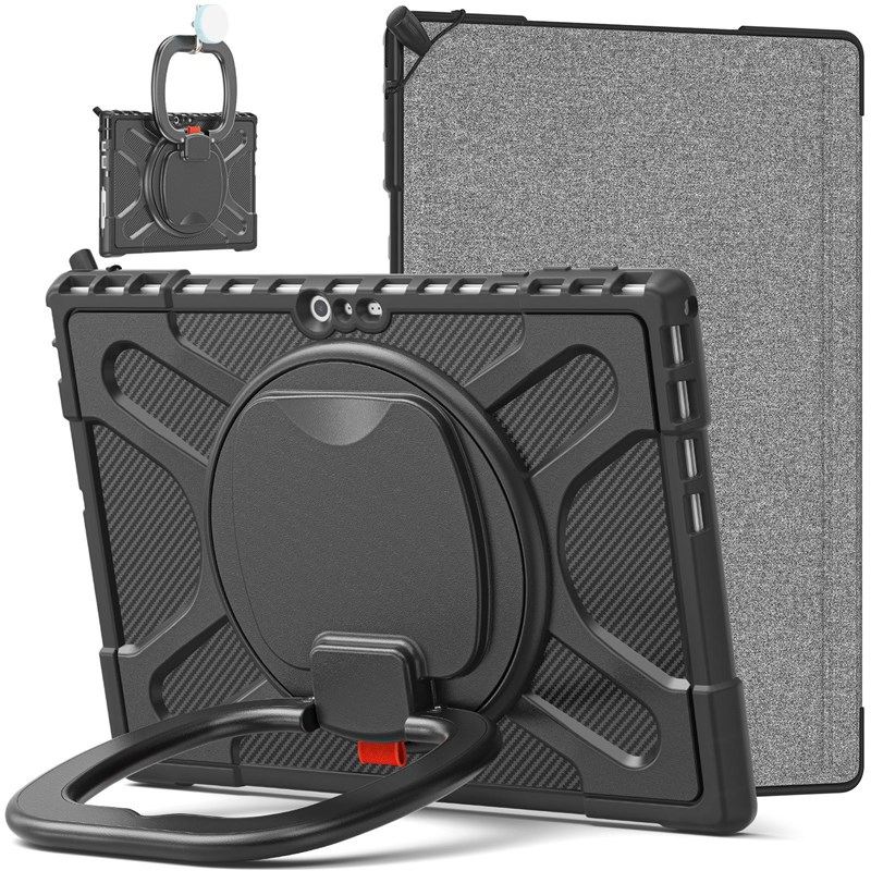 适用surface pro7平板电脑保护pro4/5/6保护壳可帶键盘支架套