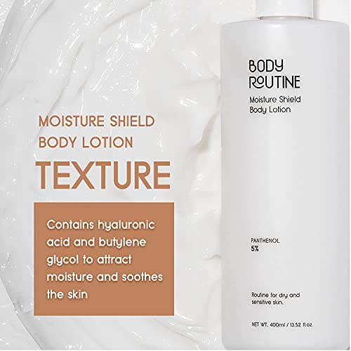 Body Routine Moisture Shield Body Lotion (13.52 fl oz) Hyal