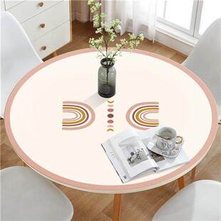 钟爱一生 桌布防水防油圆桌圆形垫子仿皮革餐桌垫茶几垫会议桌软