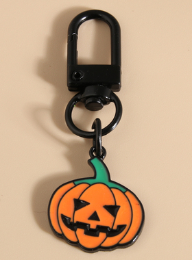 Halloween Keychain Funny Pumpkin Ghost Mummy Witch Hat Penda