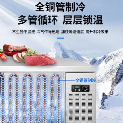 东贝冷藏柜工作台商用冰柜平冷保鲜奶茶店设备冷冻操作台厨房冰箱
