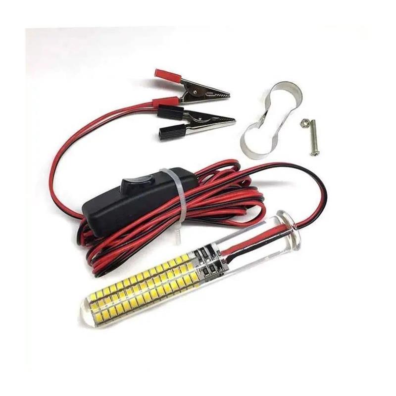 照明灯黄光12V下水灯水下诱鱼灯潜水灯捞网筏钓灯钓鱼灯白【120日