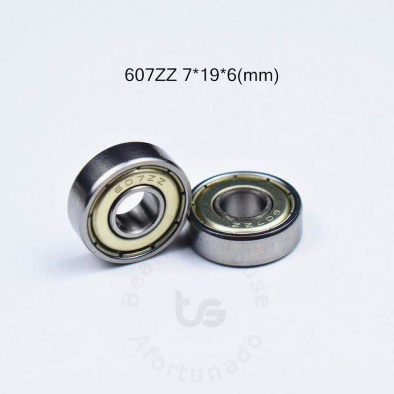 10pcs 607ZZ 7*19*6(mm) free shipping chrome steel Metal Sea